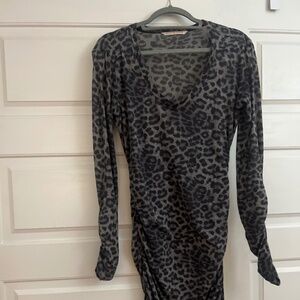 Rebecca Taylor animal print dress